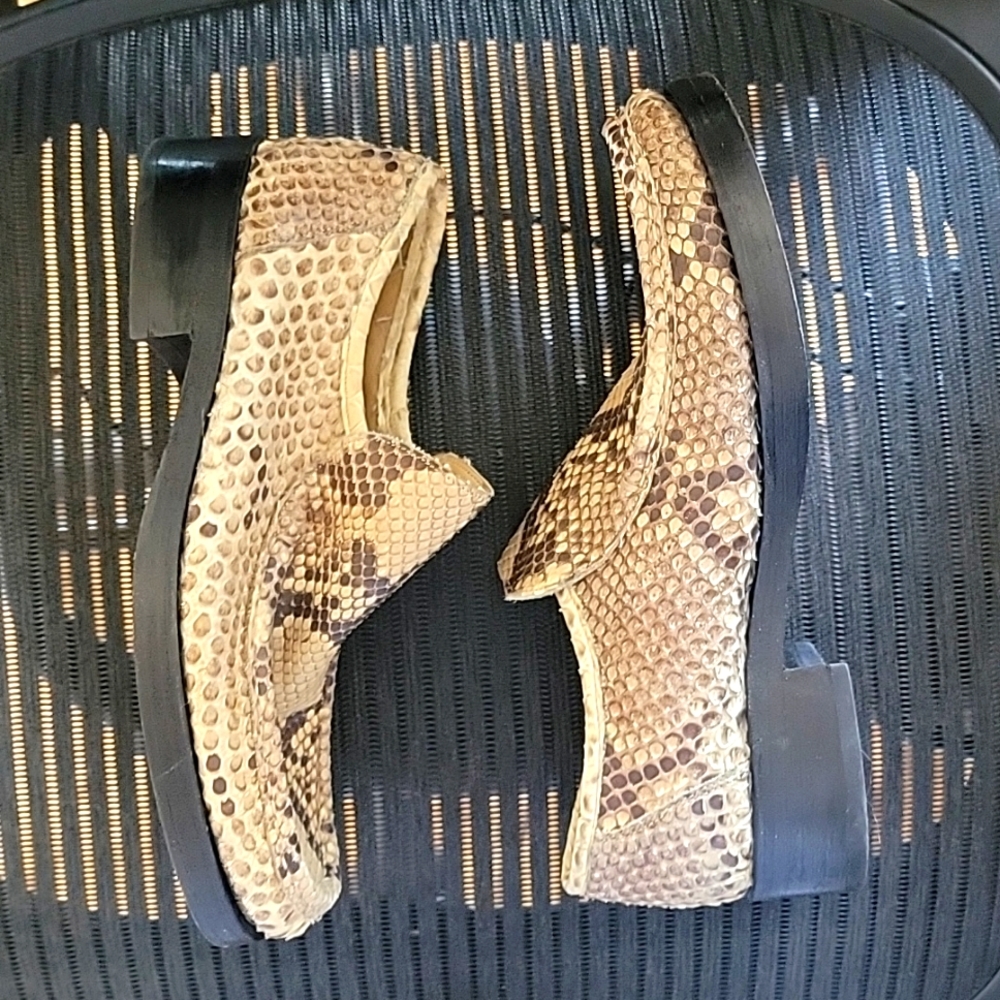 Patrick Cox Wannabe, Snakeskin, 40